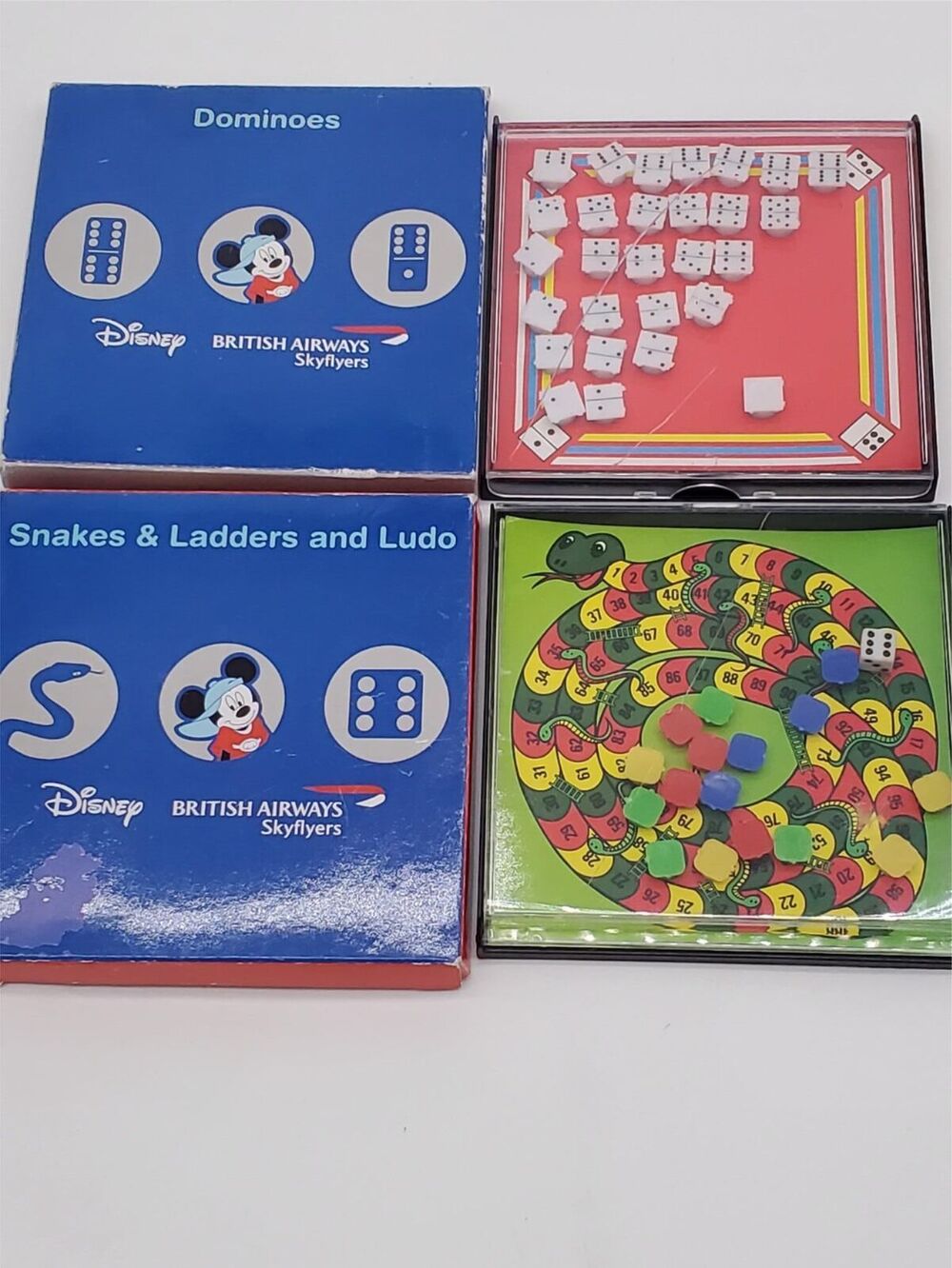 Disney - British Airway Mini Games - Dominoes and Snakes& Ladders